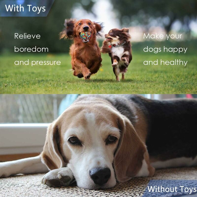 Dog Rope Toy Set - Chew & Interactive Toys for Small & Medium Dogs (4 Pieces)