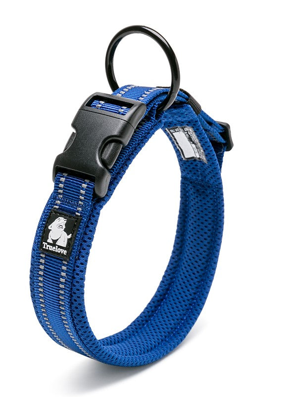 Reflective Collar Blue by dktraveldogs.com