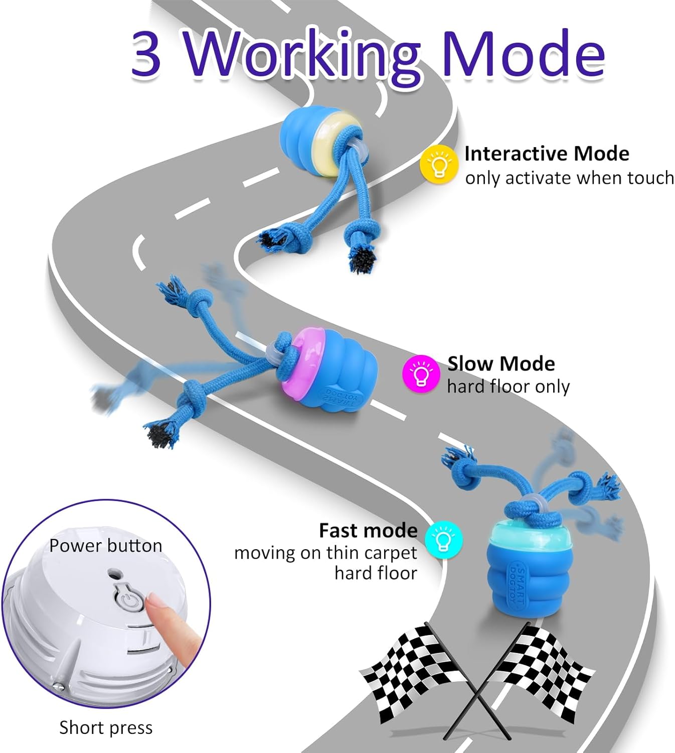 Dog Interactive Toy by dktraveldog.com