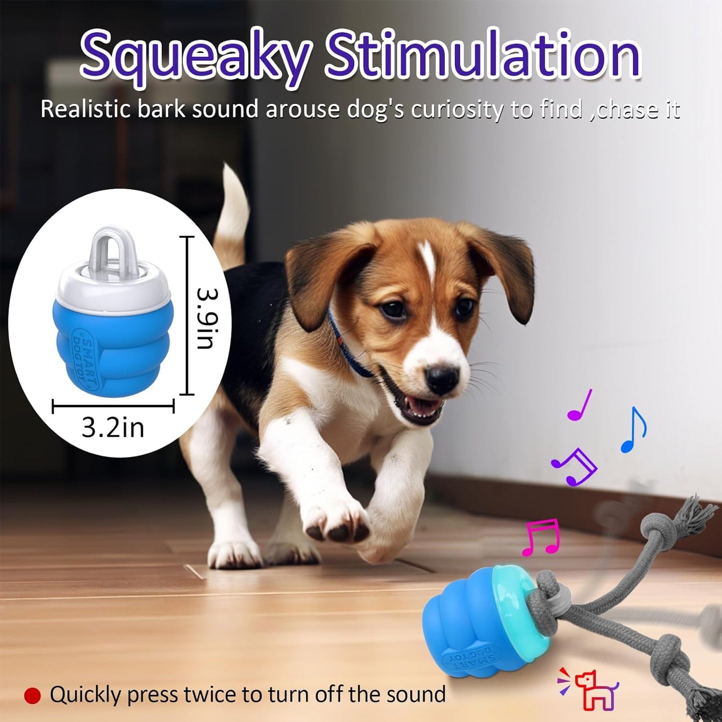 Dog Interactive Toy by dktraveldog.com