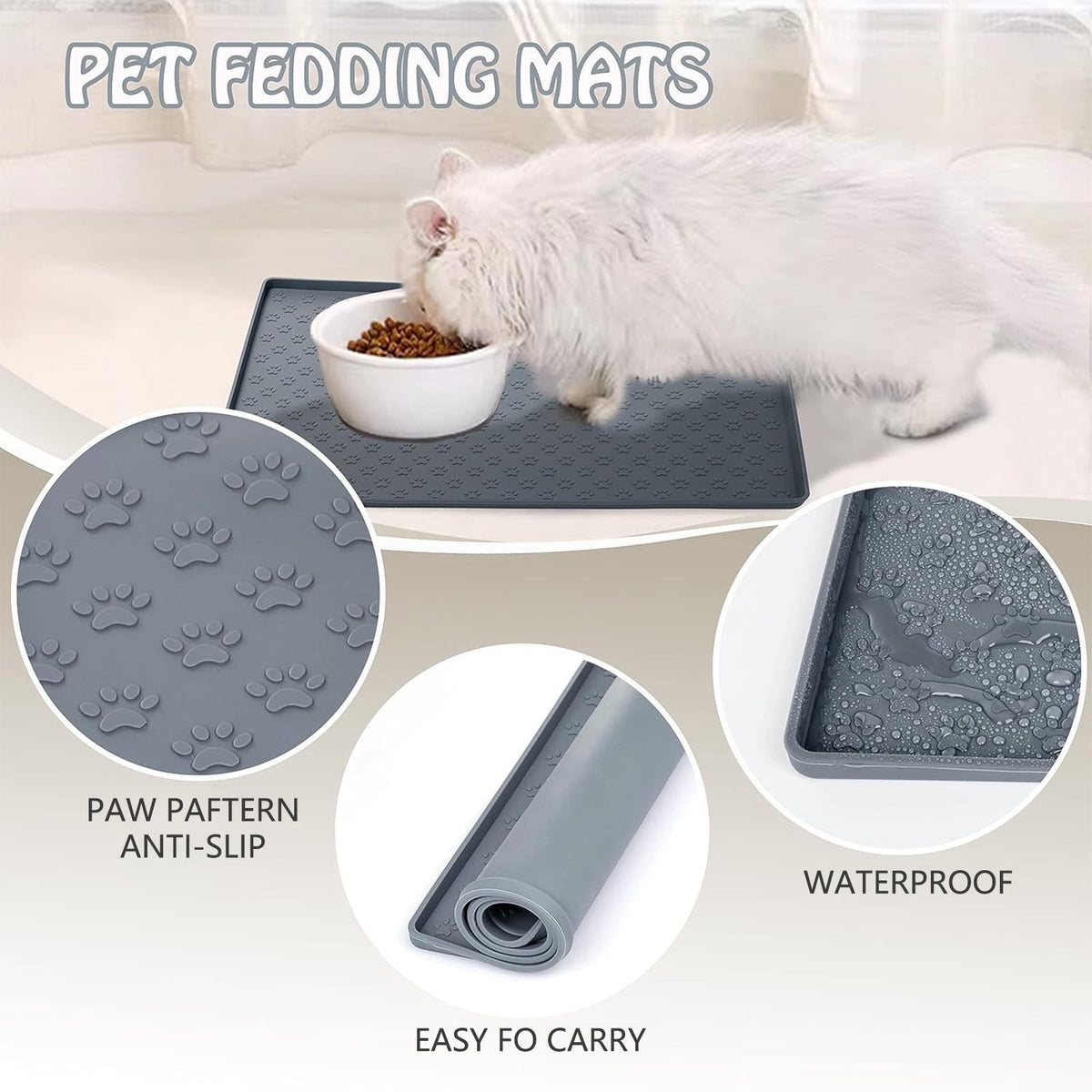 Silicone Dog Feeding Mat by dktraveldogs.com