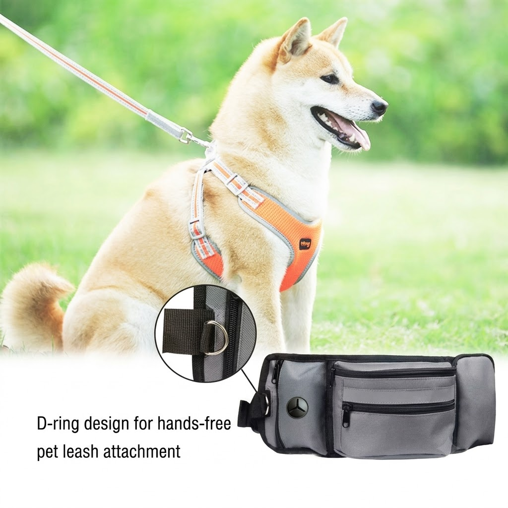 Dog Walking Waist Pack by dktraveldogs.com