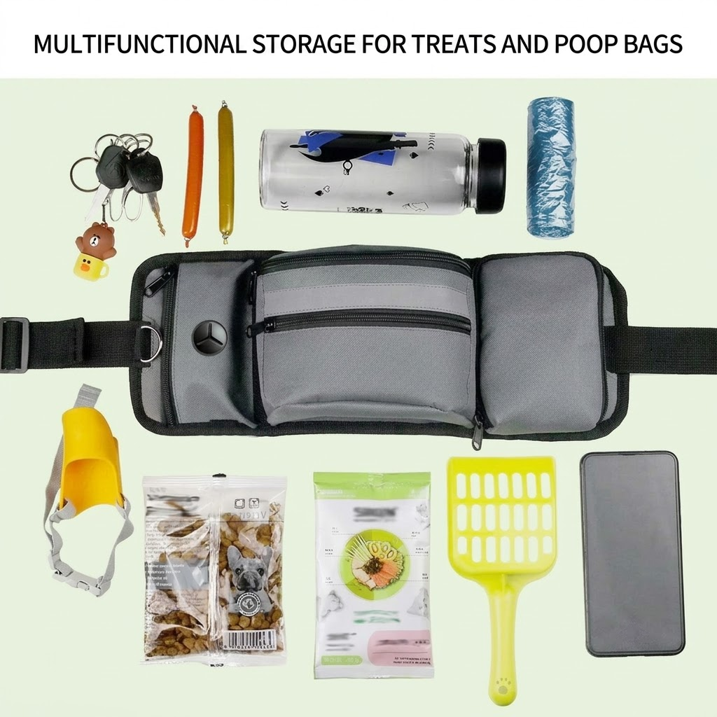 Dog Walking Waist Pack by dktraveldogs.com