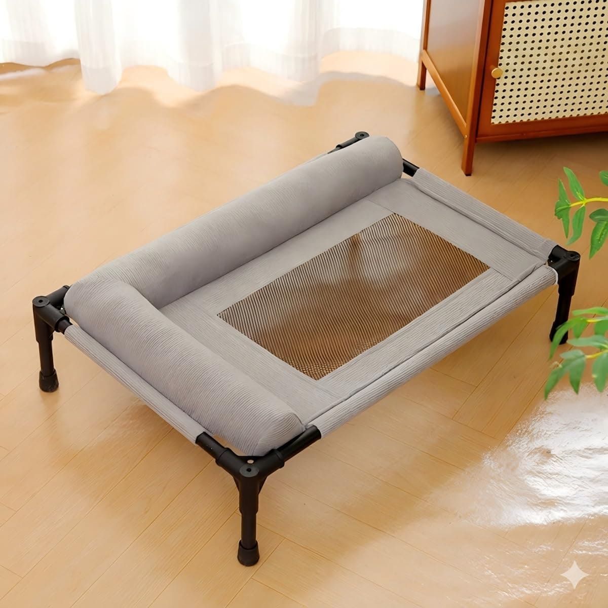 Raised Dog Bed by dktraveldogs.com