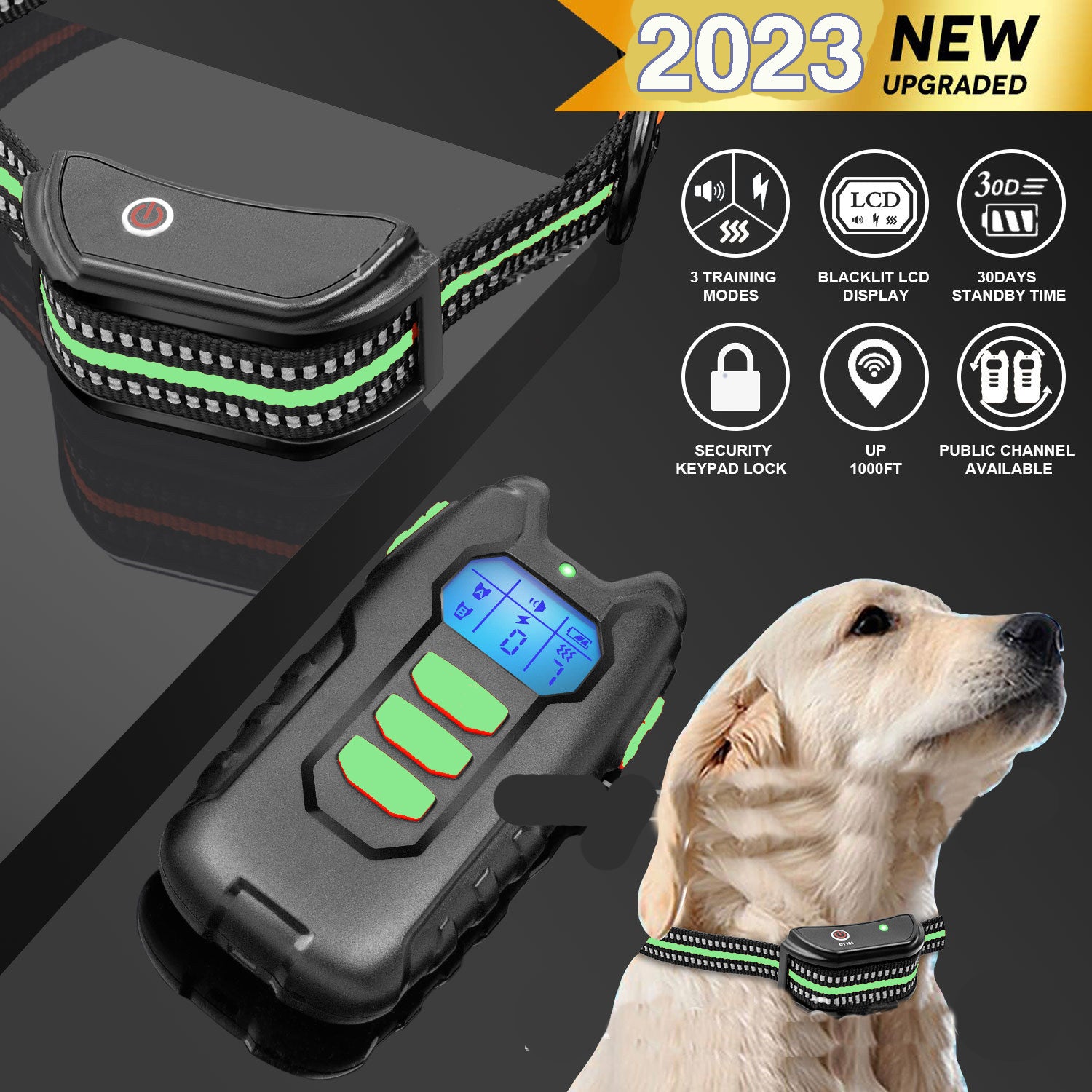 Electric Anti Bark Collar by dktraveldogs.com