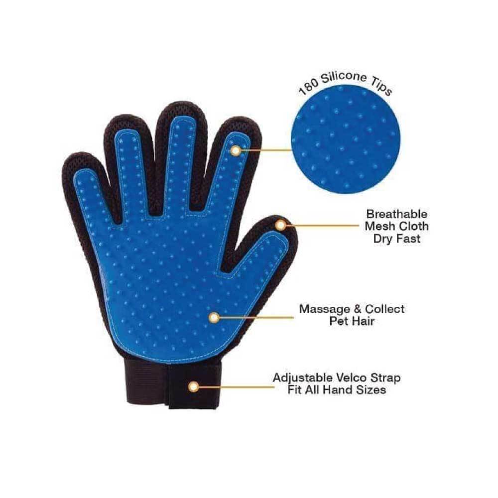 Deshedding Glove - Right by dktraveldogs.com