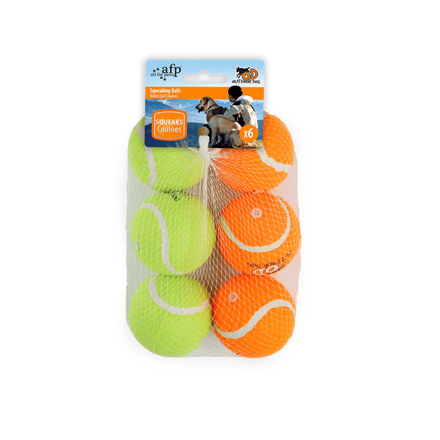 afp Squeaking Tennis Balls by dktraveldogs.com