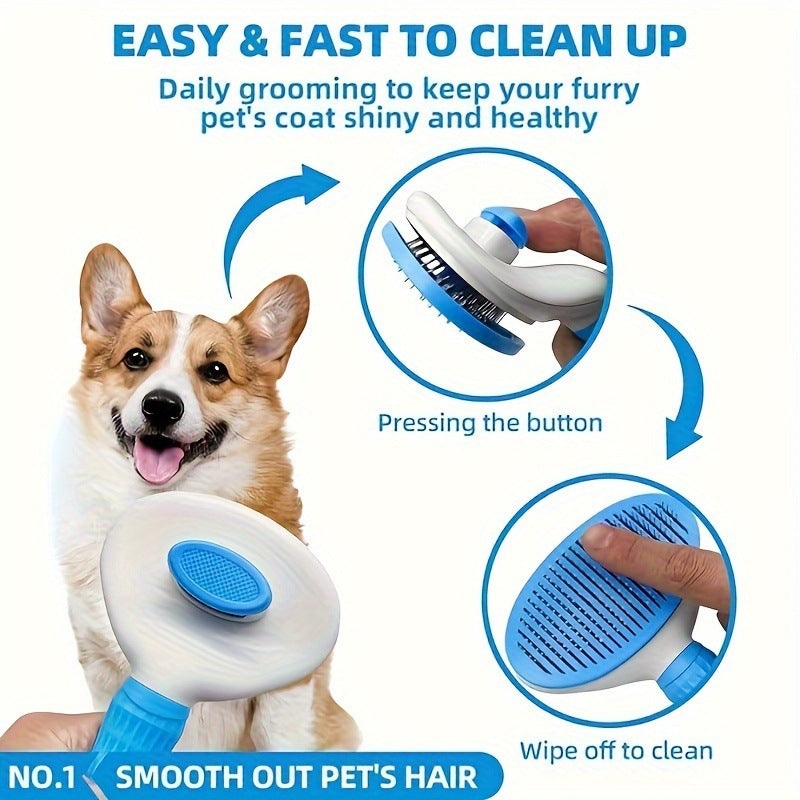 6-Piece Dog Grooming Bath Set - Microfiber Towels & Wash Mitts (Blue)