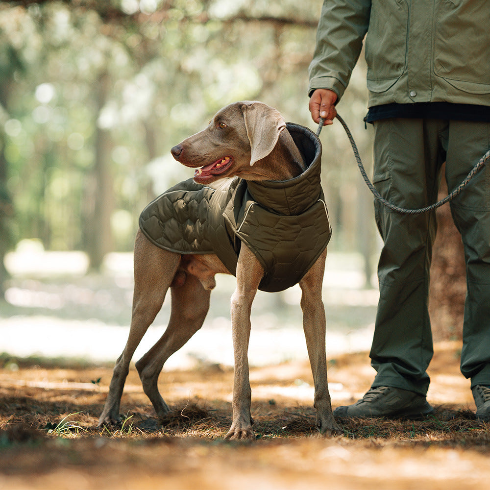 Dog Winter Coat - M by dktraveldogs.com