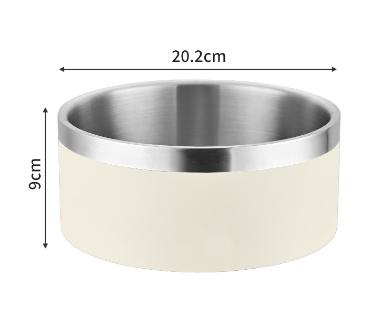 Stainless Steel Dog Bowl by dktraveldogs.com