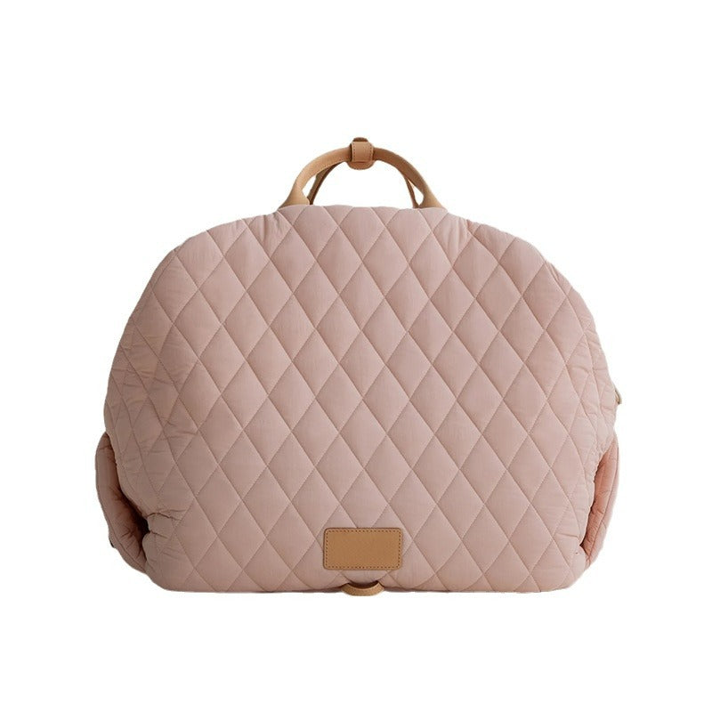 2 in 1 Booster Carrier Travel Pet Bag by dktraveldogs.com