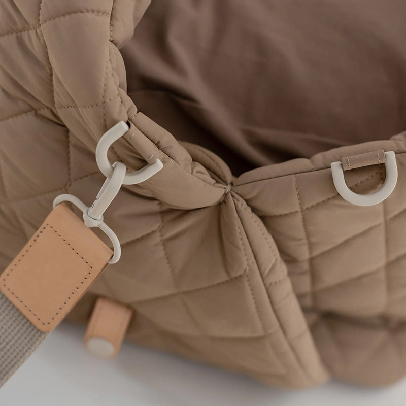 2 in 1 Booster Carrier Travel Pet Bag by dktraveldogs.com