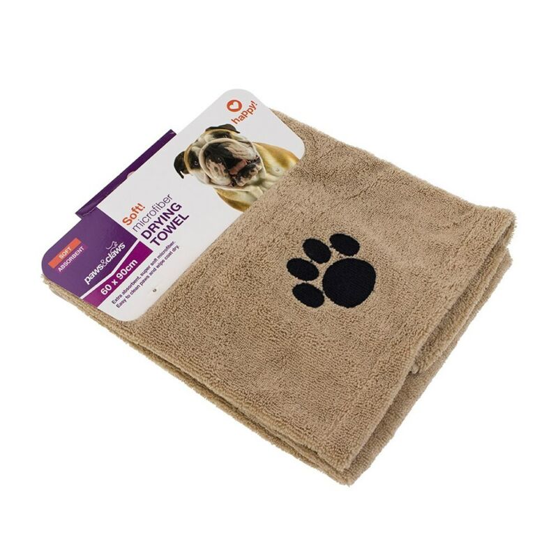 Paws & Claws Microcfibre Towel by dktraveldogs.com