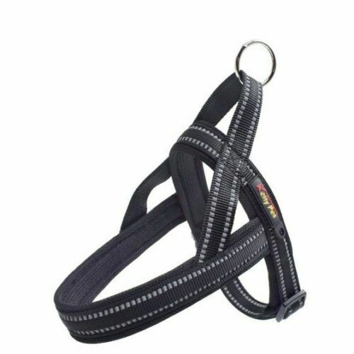 Black Adjustable Dog Harness by dktraveldogs.com